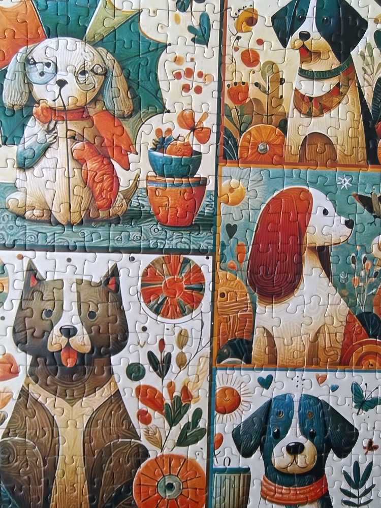 Turquoise Peach Pup - Delfy puzzle collectible [Barcode 733968109637] - Main Image 3