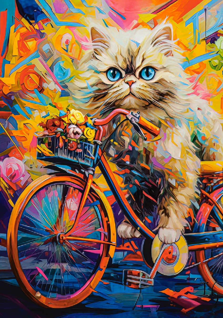 Kitten’s Floral Ride  - Castorland puzzle collectible [Barcode 5904438054015] - Main Image 2