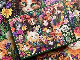 Blooming Whiskers - Cobble Hill puzzle collectible [Barcode 625012402897] - Main Image 4
