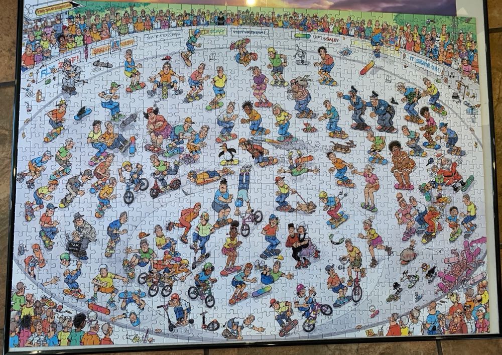 Skateboarden in de bowl - Jumbo puzzle collectible [Barcode 8710126003459] - Main Image 3