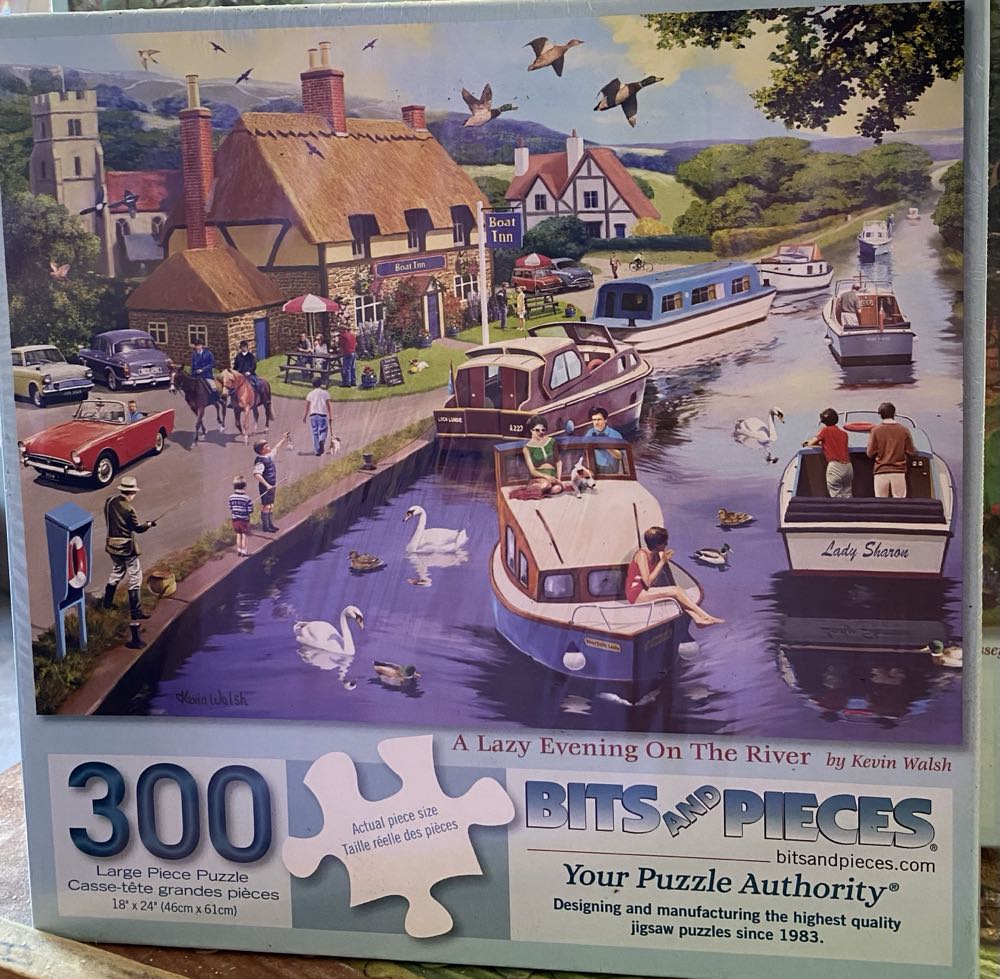 A Lazy Evening On The River - Bits & Pieces puzzle collectible [Barcode 192949079503] - Main Image 2