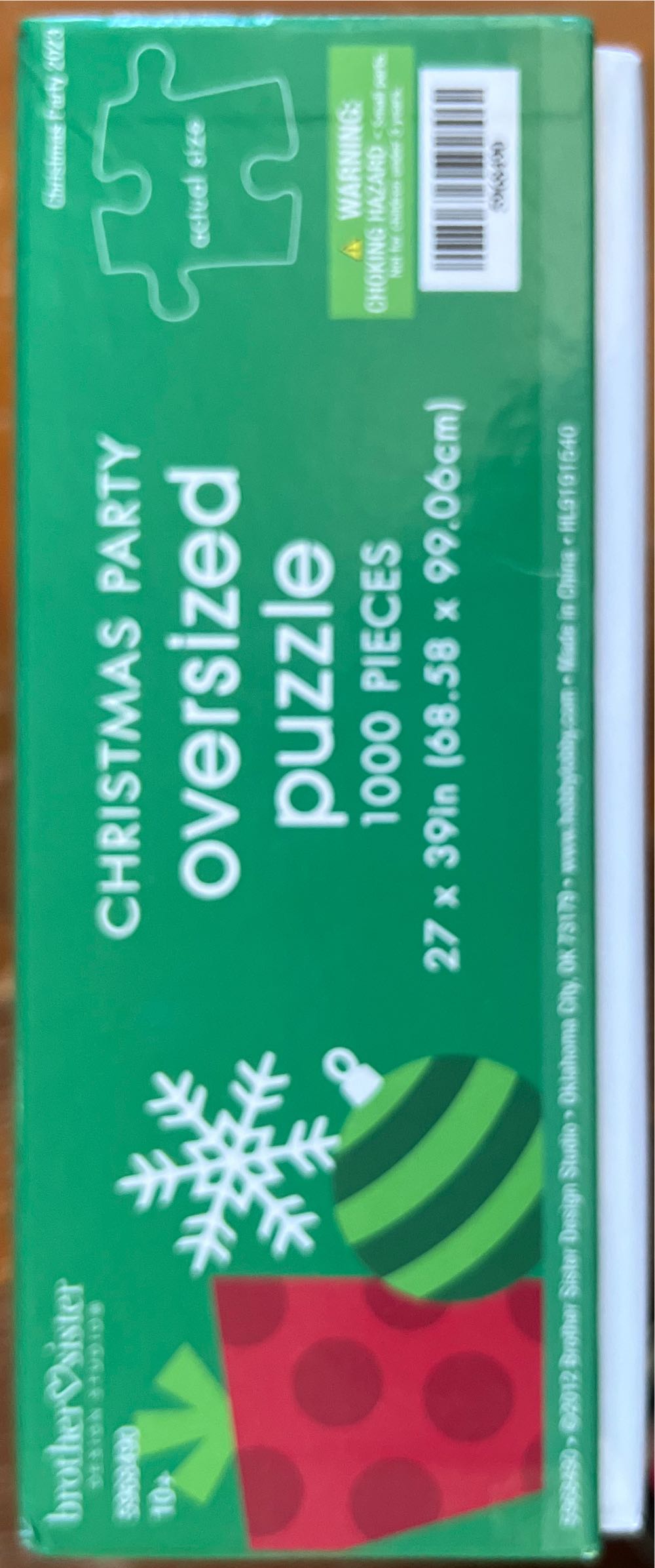 Christmas Party - Brother & Sister puzzle collectible [Barcode 5968490] - Main Image 2