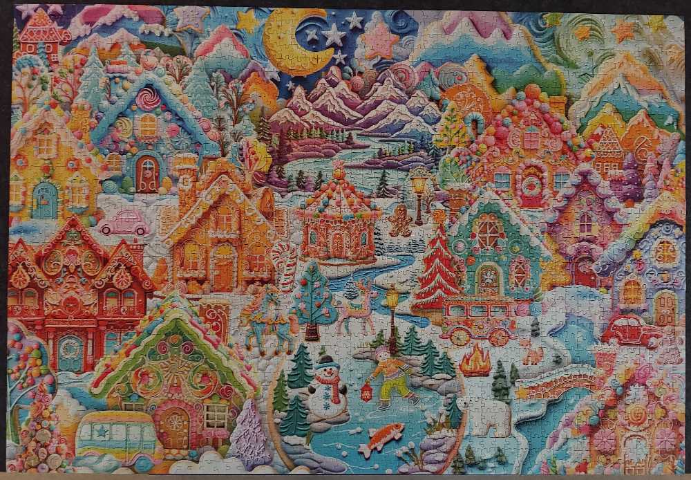 Colorful Cookietown - Buffalo Games puzzle collectible [Barcode 079346021659] - Main Image 2