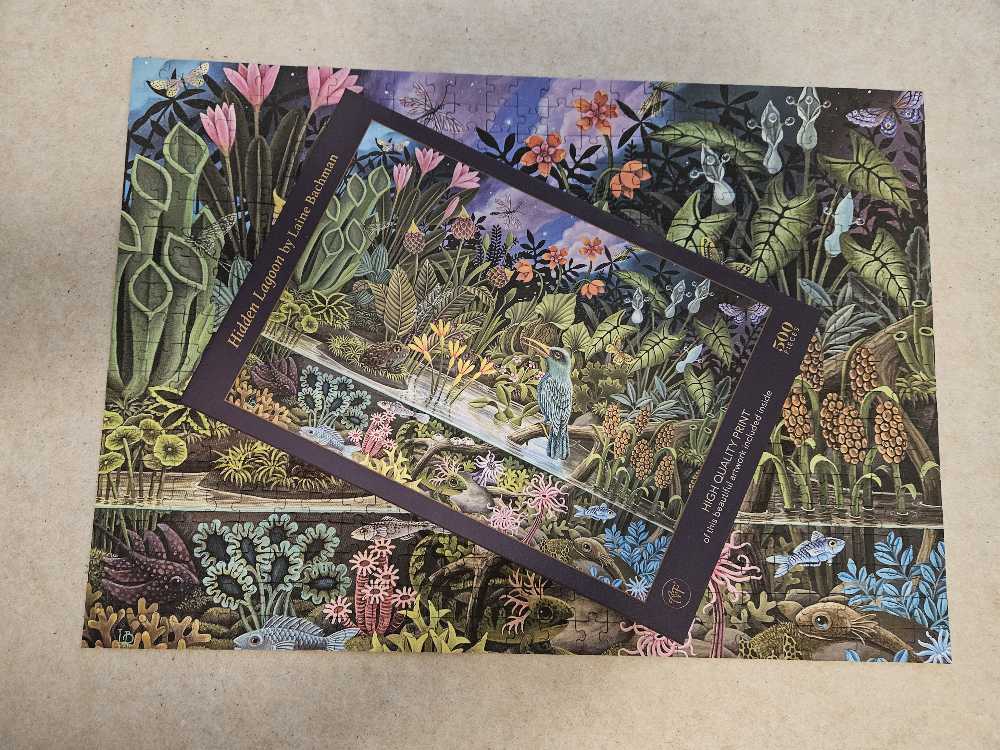 Hidden Lagoon - Art & Fable Puzzle Company puzzle collectible [Barcode 850006234615] - Main Image 2
