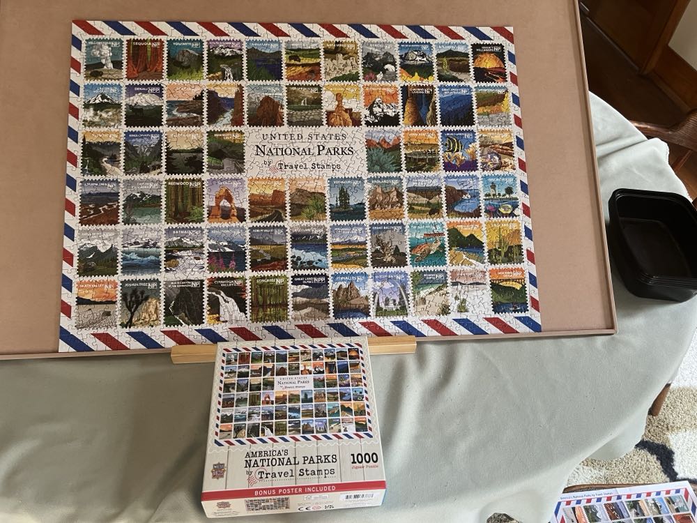 America’s National Park Travel Stamps - Master Pieces puzzle collectible - Main Image 3