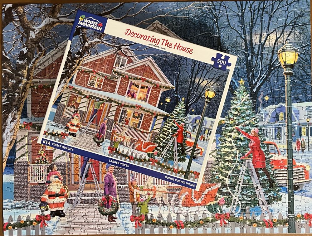 Decorating The House NEED - White Mountain puzzle collectible [Barcode 724819268214] - Main Image 3