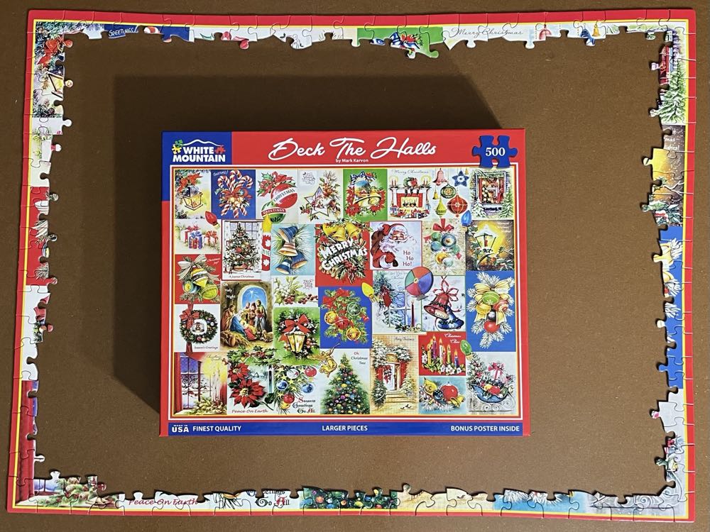 Deck The Halls - White Mountain 🇺🇸 puzzle collectible [Barcode 724819267620] - Main Image 4
