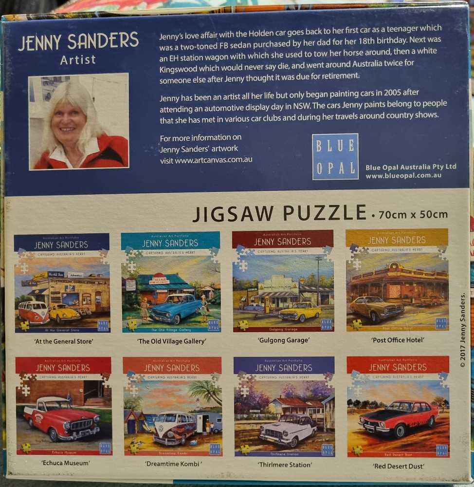 The Old Village Gallery - Blue Opal puzzle collectible [Barcode 633793019661] - Main Image 2