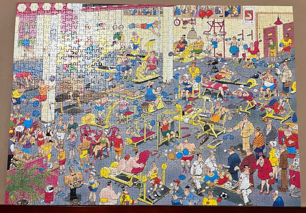 At The Gym - Jumbo puzzle collectible [Barcode 8721017601227] - Main Image 2