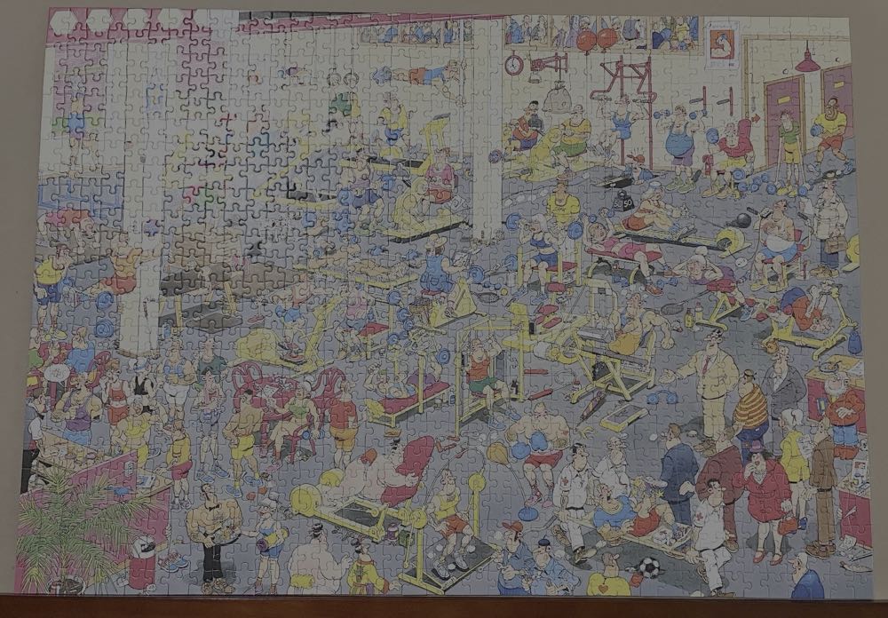 At The Gym - Jumbo puzzle collectible [Barcode 8721017601227] - Main Image 3