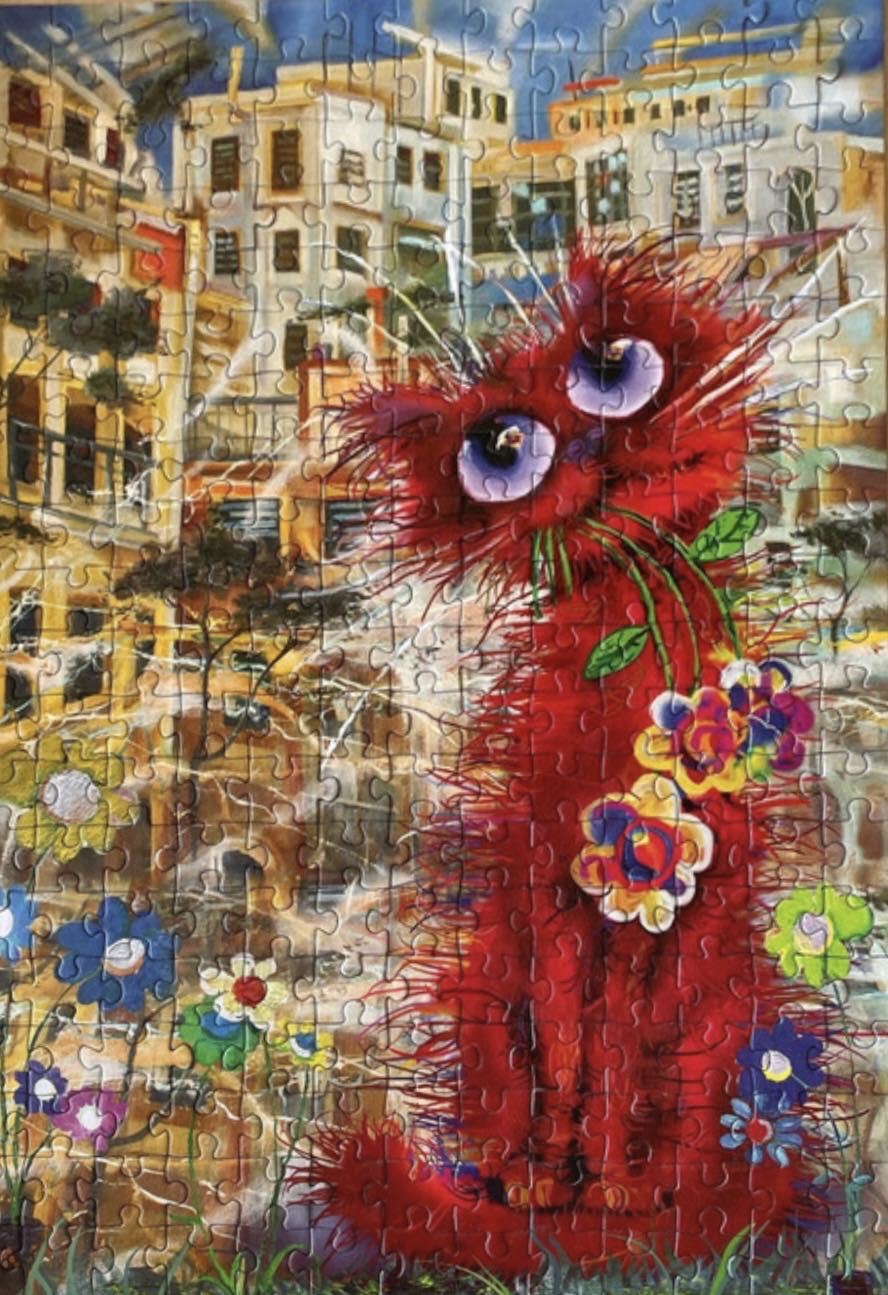 The Red Cat - Art Puzzle puzzle collectible [Barcode 8697950845823] - Main Image 3
