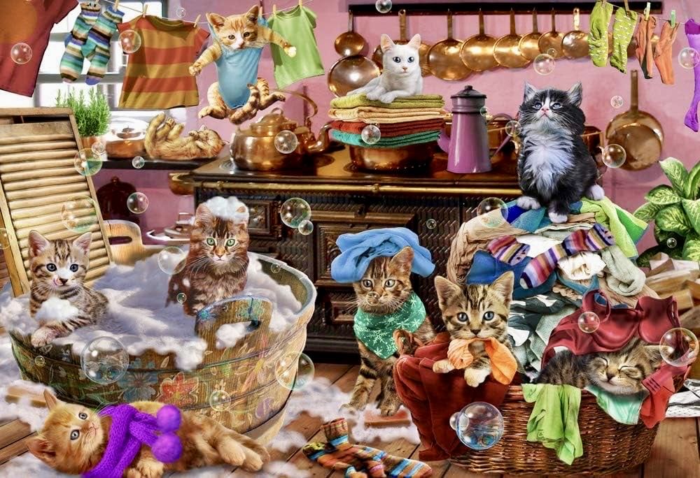 X Cheryl - Kittens In The Kitchen - Ceaco puzzle collectible - Main Image 2