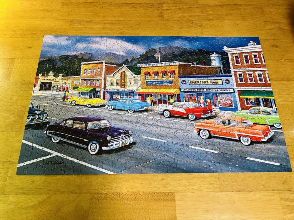 Main Street Memories - SunsOut puzzle collectible [Barcode 796780377707] - Main Image 2