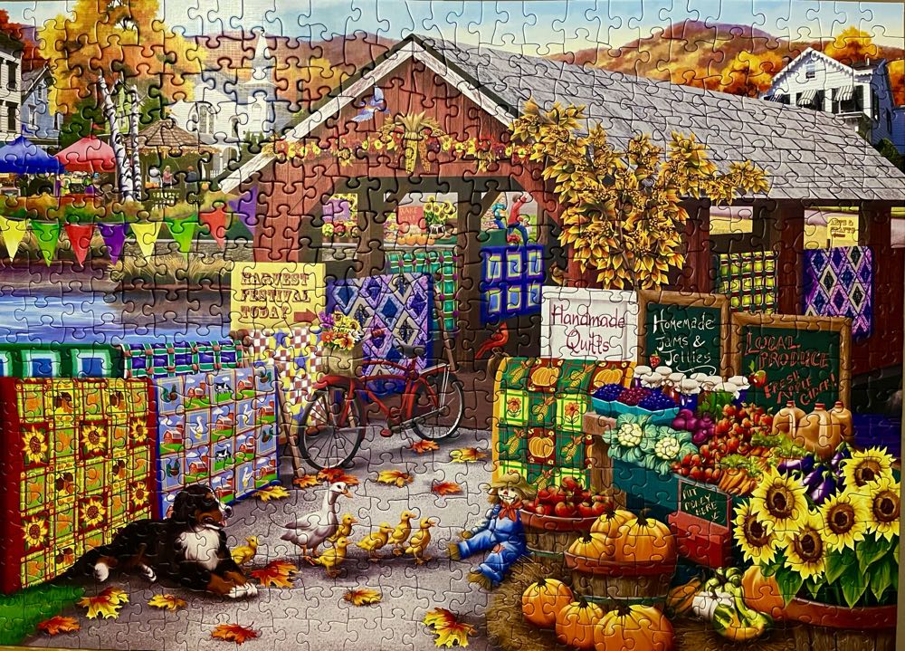 Harvest Festival - Cobble Hill puzzle collectible [Barcode 625012450270] - Main Image 2