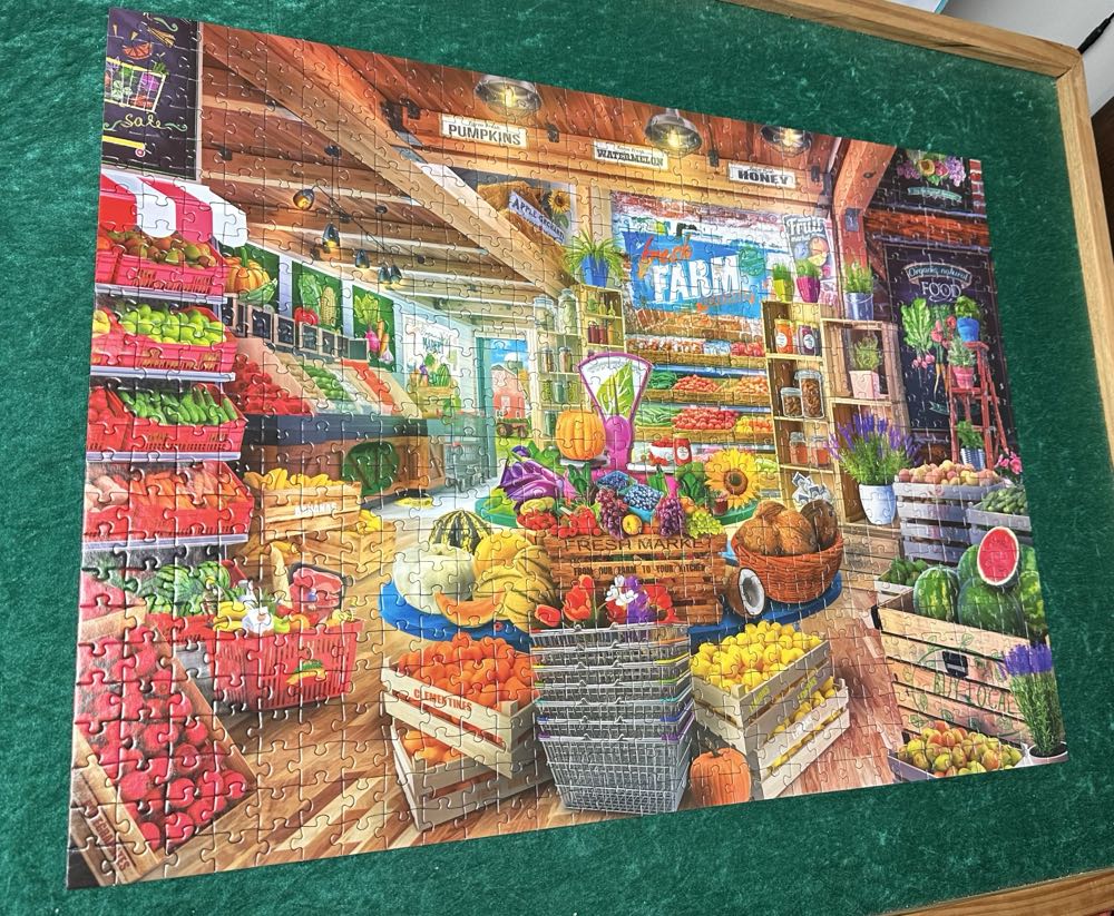 My Happy Place - Organic Fresh Market - Roseart puzzle collectible [Barcode 4895145450645] - Main Image 3