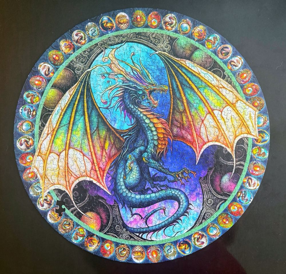 Dragon Heart - Springbok puzzle collectible [Barcode 091683030200] - Main Image 2