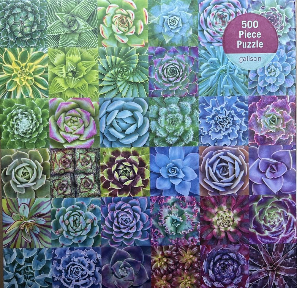 Succulent Spectrum - Galison puzzle collectible [Barcode 9780735363427] - Main Image 3