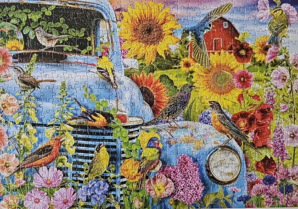 Songbirds On The Farm - Buffalo Games 🇺🇸 puzzle collectible [Barcode 079346332571] - Main Image 2