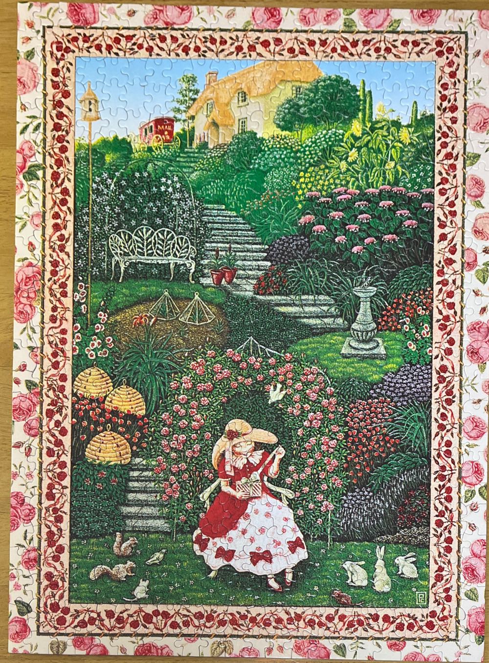 Unwrapping Gift - Ceaco puzzle collectible [Barcode 021081023986] - Main Image 2