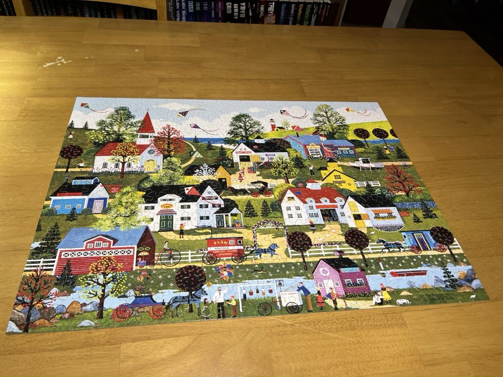 On The Summer Wind.  Marilyn  - Ceaco puzzle collectible [Barcode 021081231763] - Main Image 2