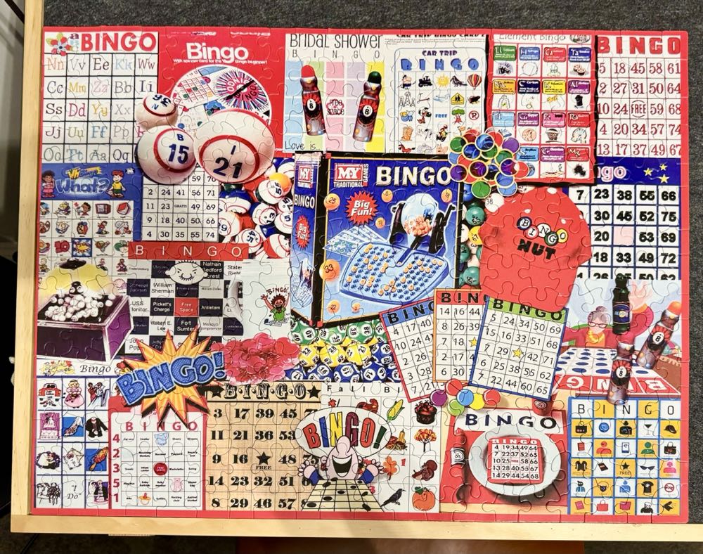 Bingo Nut - White Mountain Puzzles puzzle collectible [Barcode 724819257010] - Main Image 2