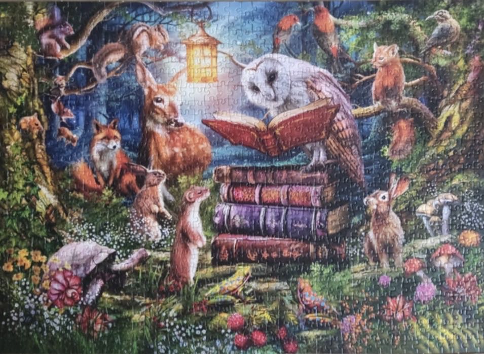 Bedtime Stories In The Woods - Schmidt Puzzle puzzle collectible [Barcode 4001504597795] - Main Image 3