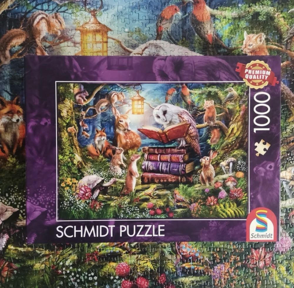 Bedtime Stories In The Woods - Schmidt Puzzle puzzle collectible [Barcode 4001504597795] - Main Image 4