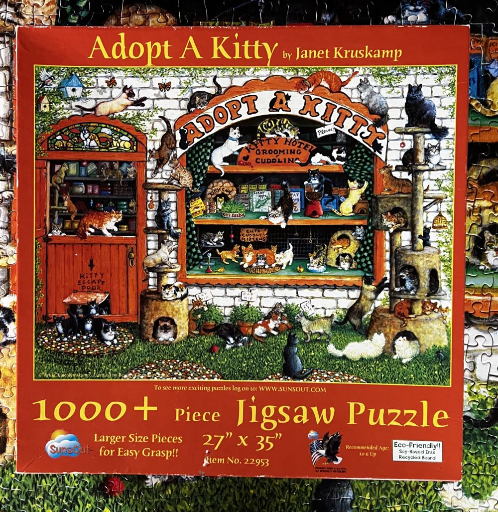 Adopt A Kitty - SunsOut puzzle collectible - Main Image 2