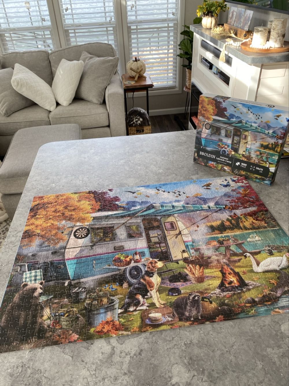 Autumn Lakeside Camp - BBoldin puzzle collectible - Main Image 2