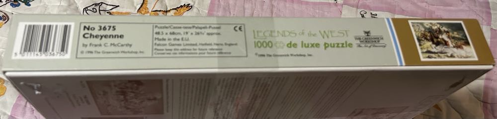 Legends Of The West - Cheyenne - Falcon puzzle collectible [Barcode 5011145036750] - Main Image 2