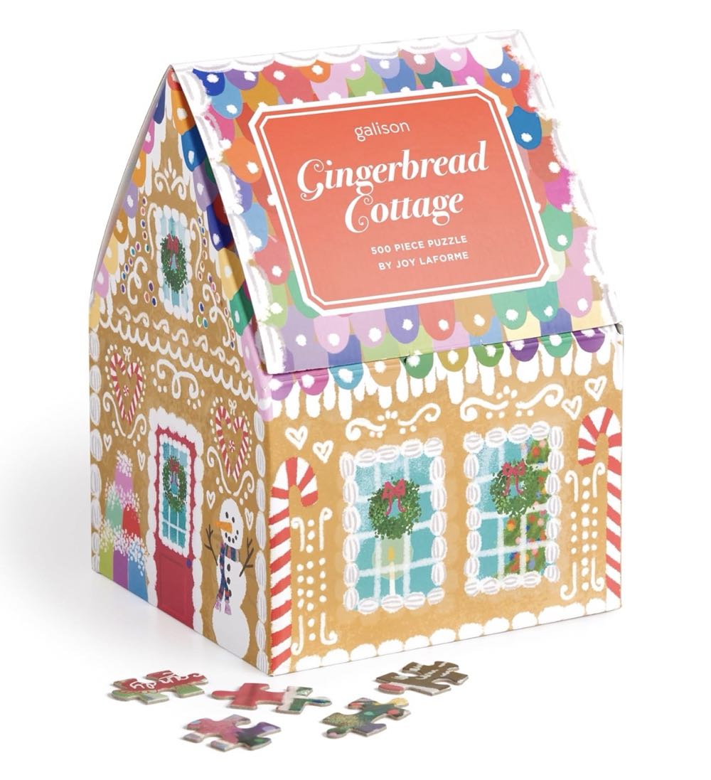 Gingerbread Cottage - Galison puzzle collectible [Barcode 9780735382756] - Main Image 4