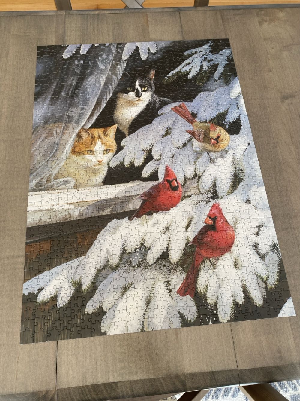 Bird Watchers - Cobble Hill puzzle collectible [Barcode 625012401463] - Main Image 2