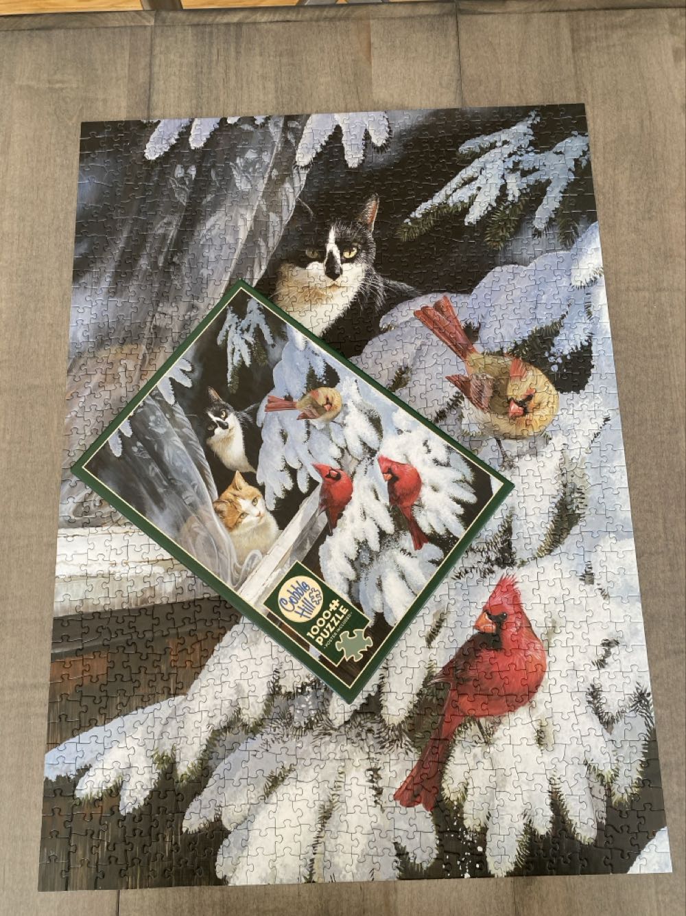 Bird Watchers - Cobble Hill puzzle collectible [Barcode 625012401463] - Main Image 3