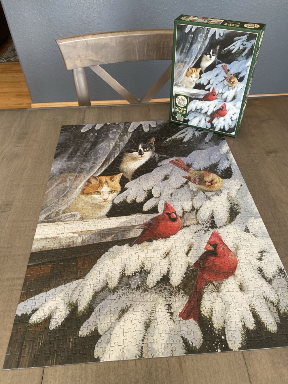 Bird Watchers - Cobble Hill puzzle collectible [Barcode 625012401463] - Main Image 4