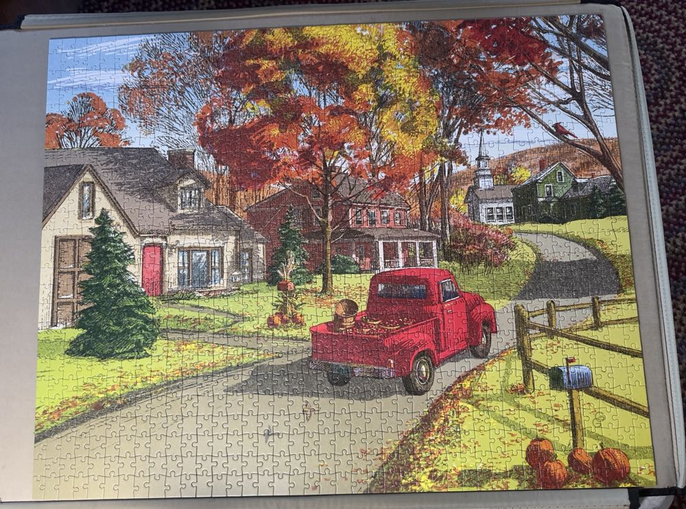 Autumn Arrives - Hallmark puzzle collectible [Barcode 661127044782] - Main Image 2