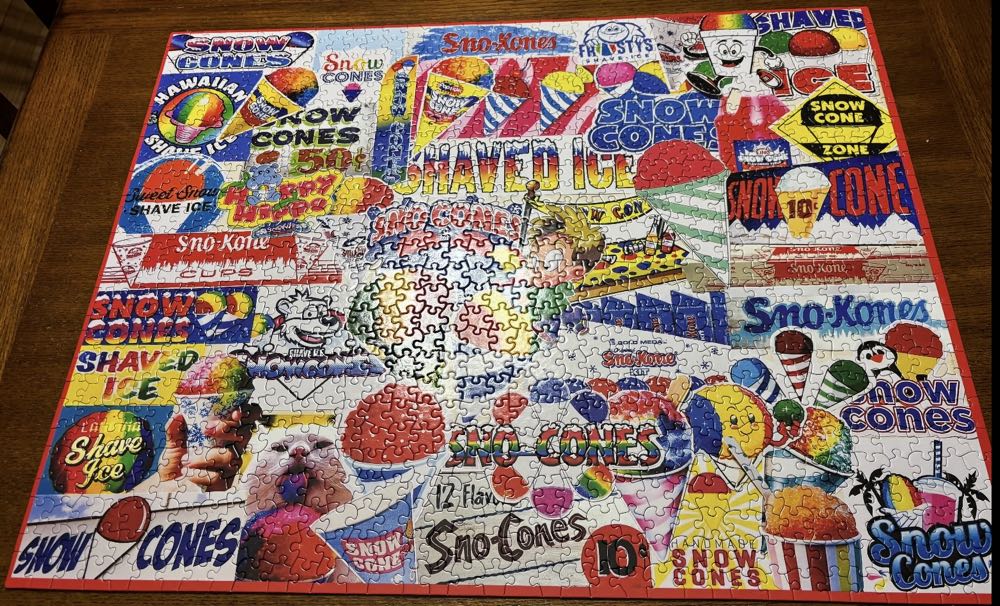 Snow Cones - White Mountain puzzle collectible [Barcode 724819268184] - Main Image 3