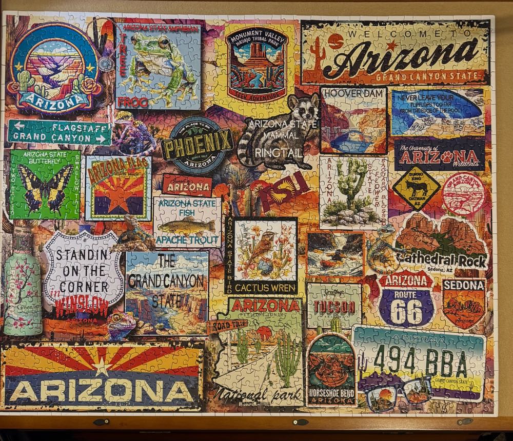 I Love Arizona - White Mountain puzzle collectible [Barcode 724819268290] - Main Image 2