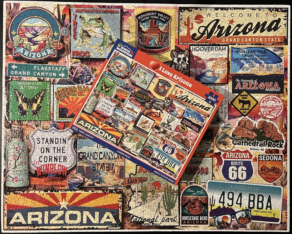 I Love Arizona - White Mountain puzzle collectible [Barcode 724819268290] - Main Image 4