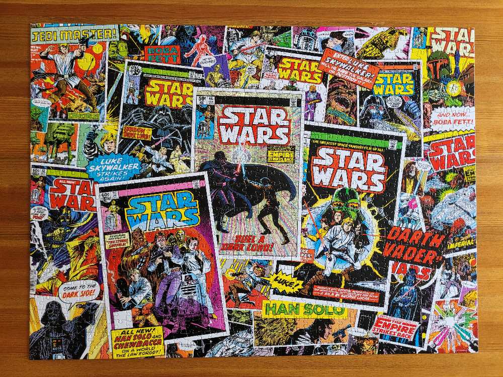Disney Star Wars Comic Book Collage  - Buffalo puzzle collectible - Main Image 2