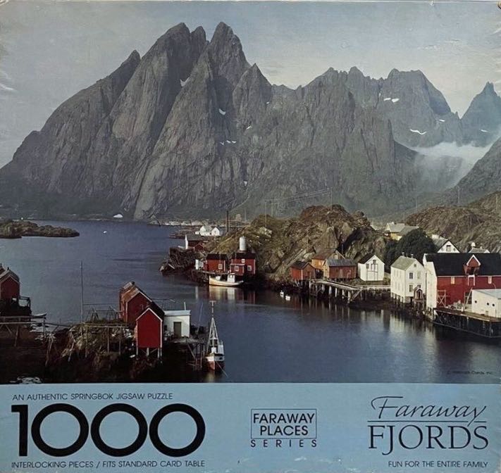 Faraway Fjords - Springbok (Vintage) puzzle collectible - Main Image 2