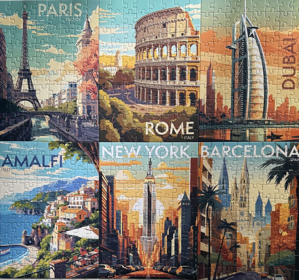 Travel Poster Collection Advent Calendar - Reed puzzle collectible [Barcode 4061463981295] - Main Image 2