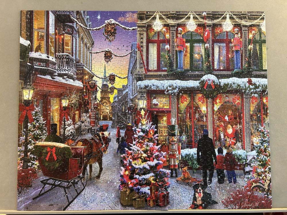 Joy Of Christmas - White Mountain Puzzles puzzle collectible [Barcode 724819267576] - Main Image 2
