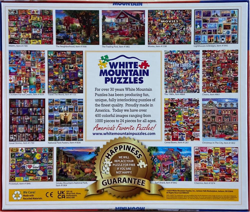 Joy Of Christmas - White Mountain Puzzles puzzle collectible [Barcode 724819267576] - Main Image 3