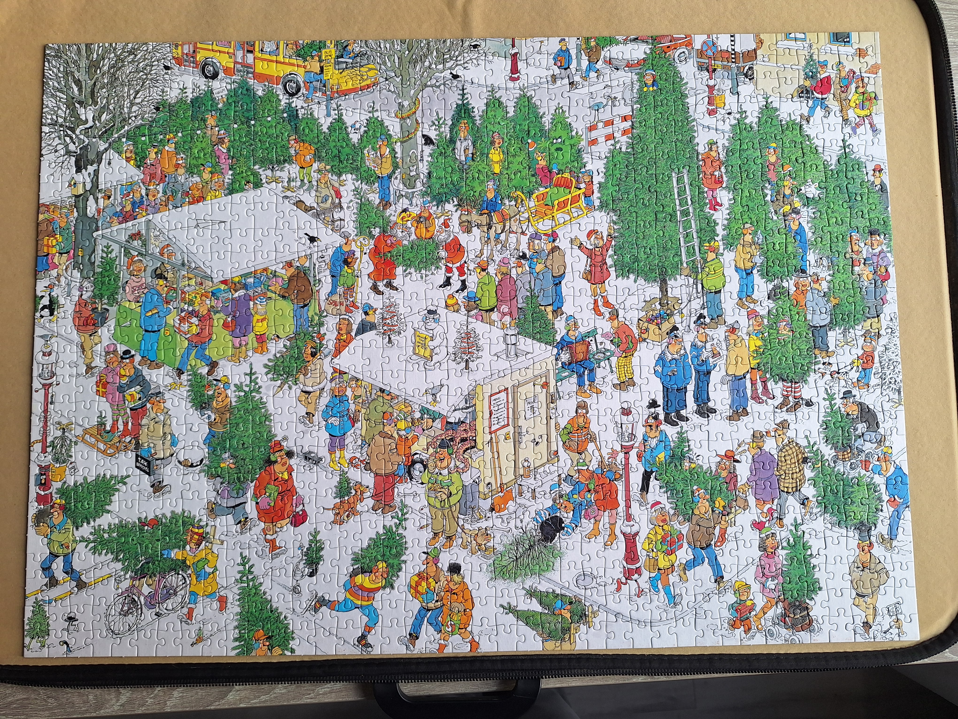Kerstbomenmarkt  puzzle collectible - Main Image 2
