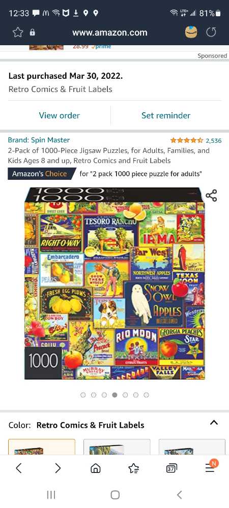 Lang 300 Piece Jigsaw Puzzle ”village On The Bay” Brand New Sealed