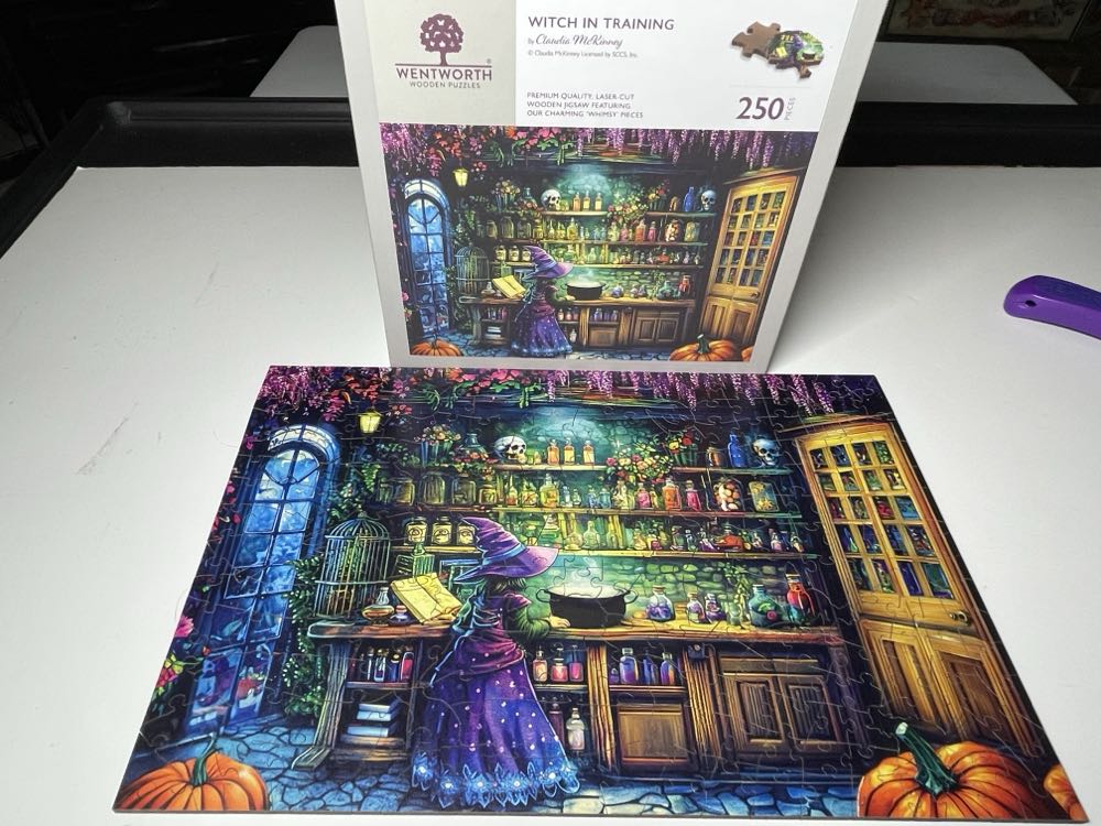 Witch In Training - Wentworth Wooden Puzzles 🇬🇧 puzzle collectible [Barcode 6050265410568] - Main Image 3