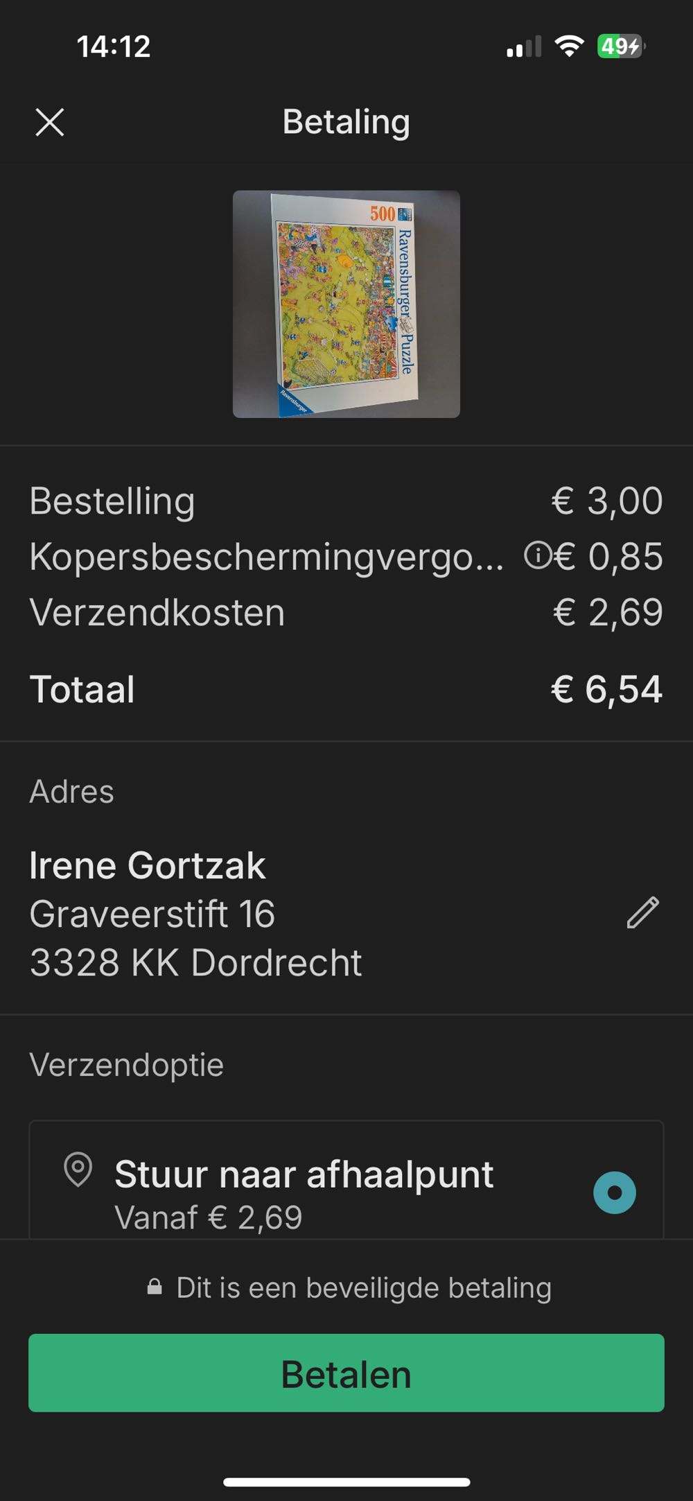 At The Soccer Match - Ravensburger puzzle collectible [Barcode 4005556147861] - Main Image 3