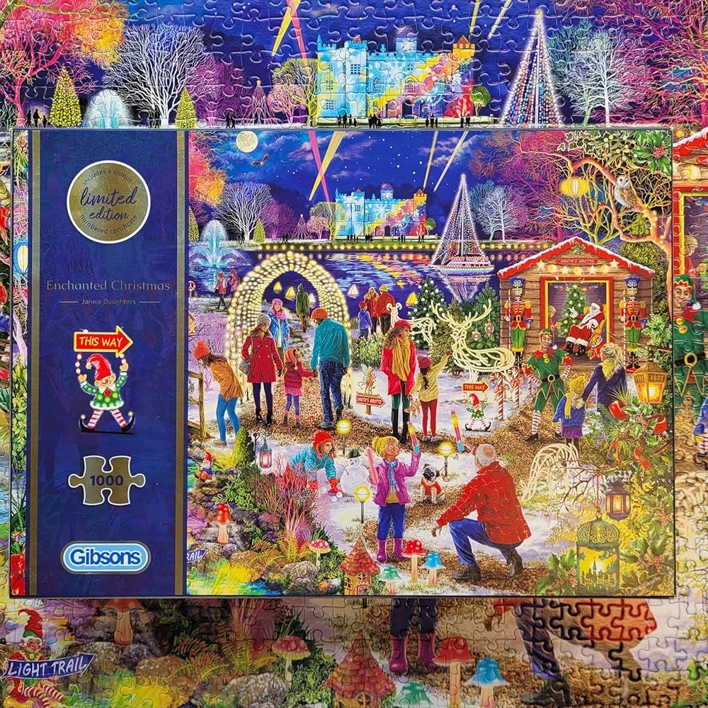 Enchanted Christmas Limited Edition - Gibsons puzzle collectible [Barcode 5012269020243] - Main Image 4