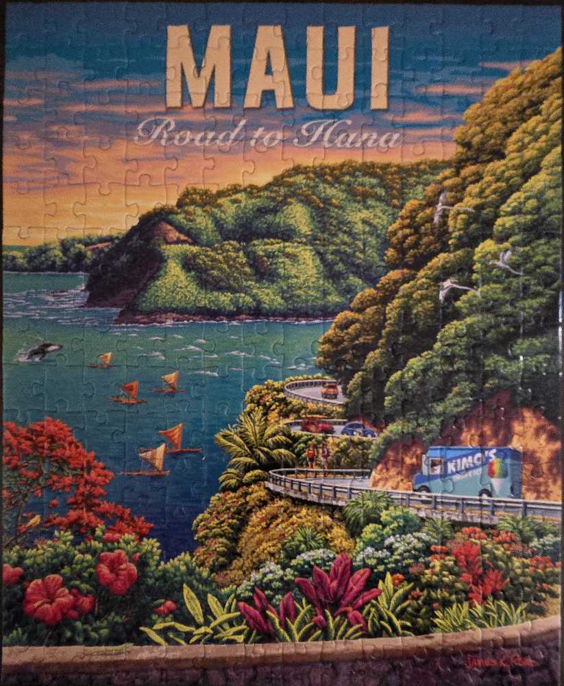 Maui Road To Hana  - Boardwalk puzzle collectible [Barcode 671095905817] - Main Image 2