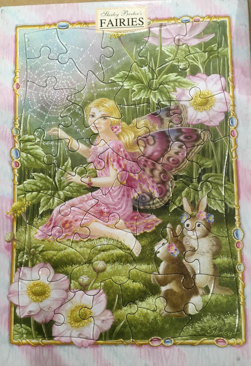 Mirror Image Chaos Auf Dem Campingplatz Teile Puzzle. Achtung: Nicht Ge